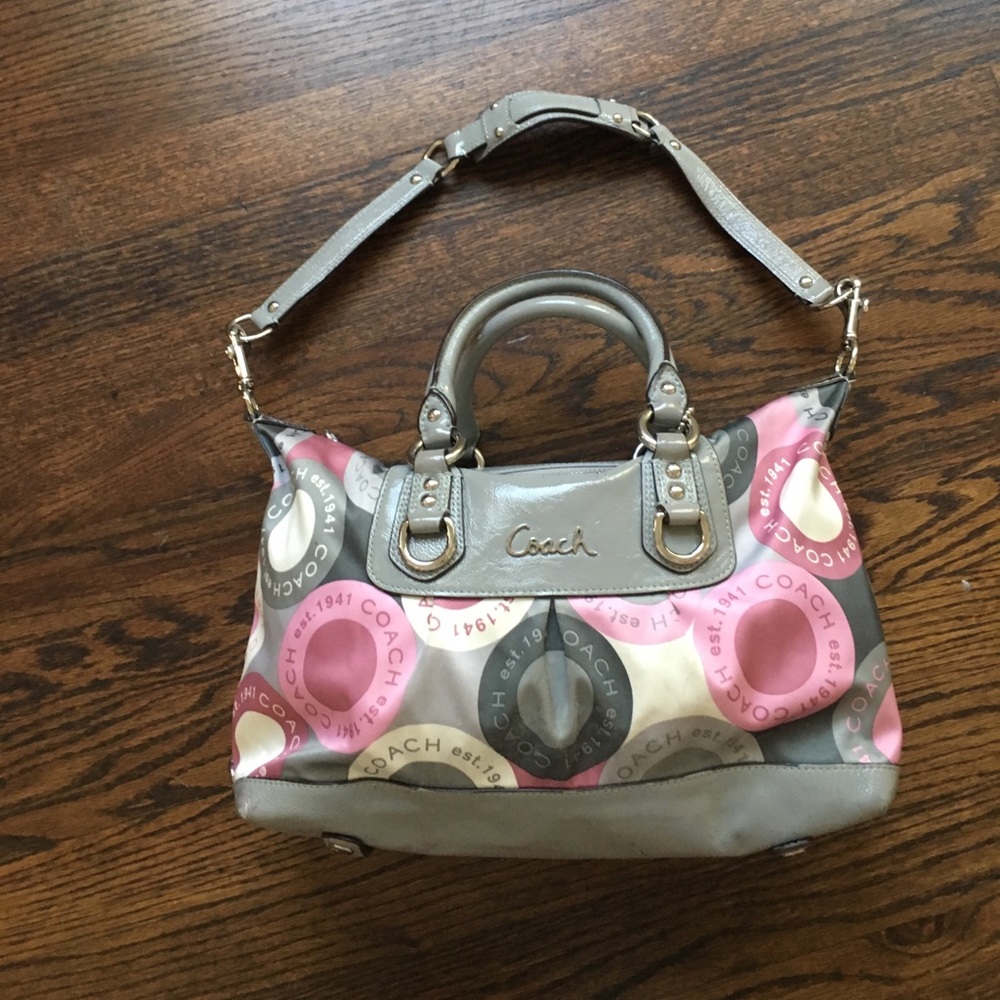 Coach handbag- medicine bag style